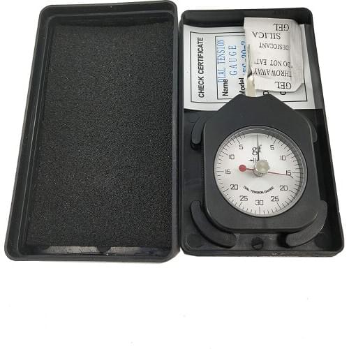 Dial Tension Meter Gauge Double Pointer with Handheld Analog Tensionmeter Tension Tester 6-30-6g Measuring Range