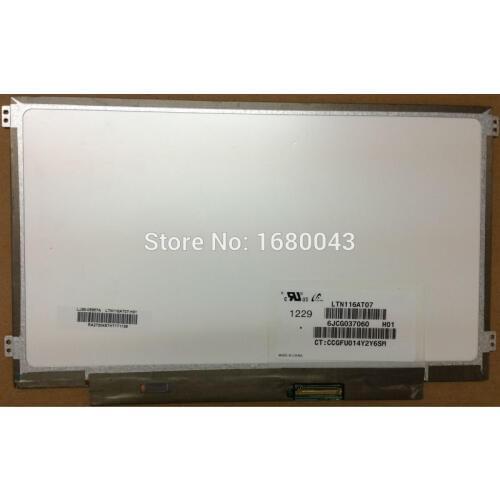 LTN116AT07 fit LP116WH2 TLB1 N116B6-L04 LTN116AT06 N116BGE-LB1 LP116WH2 TLN1 B116XW03 V.0 V.1 11.6 Slim LED LCD Screen