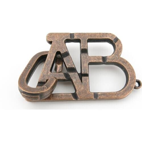 Metal Puzzles ABC Lock Brain Game Toy Brain Teaser For Adults Toys