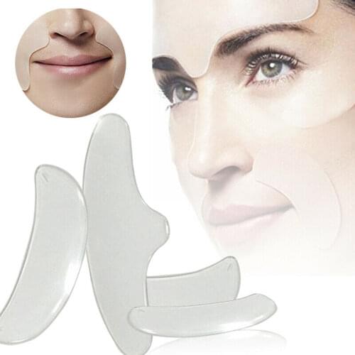 Reusable Silicone Neck Pad Tape Wrinkle Treatment Anti Wrinkle Remover Face Lift Tape Tool Cellulite Massager Face Skin Care