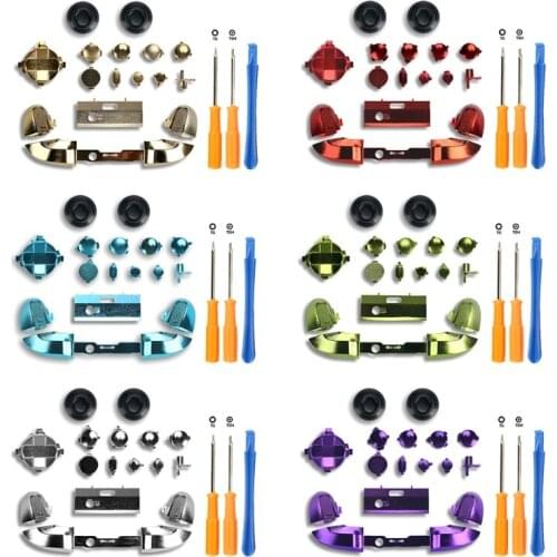 Full Trigger Button Set LB RB Thumbstick ABXY Buttons D-pad Mod Kit with/without Screwdrivers Compatible with Series S X