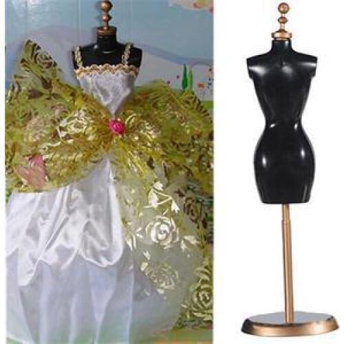 New Fashion Display Holder For Toy Doll Dress Clothes Gown Mini Stand Mannequin Model
