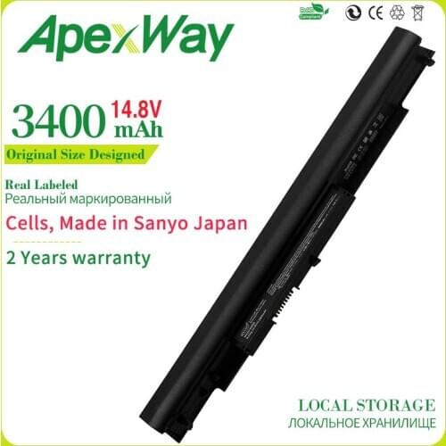 3400mAh Japan Cells New Laptop Battery HS03 HS04 HSTNN-LB6V HSTNN-LB6U For HP Pavilion 14-ac0XX 240 245 250 255 G4 Notebook PC