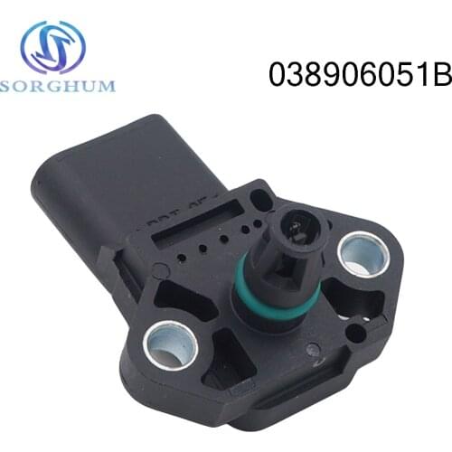 New 038906051B MAP Intake Manifold Pressure Sensor For 03-05 06 Beetle Golf Jetta 1.8L 1.9L