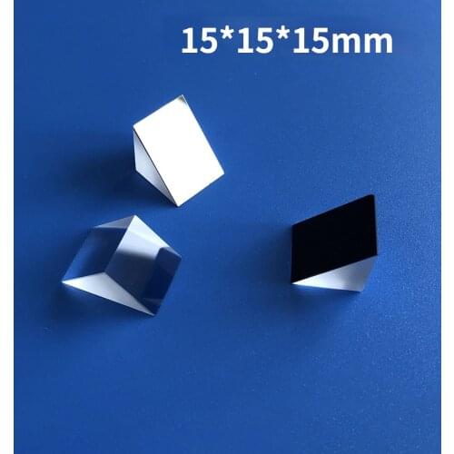 15*15*15mm Optical Laser Reflector Prism Processing Small Right-angle Diamond Mirror Triangle External