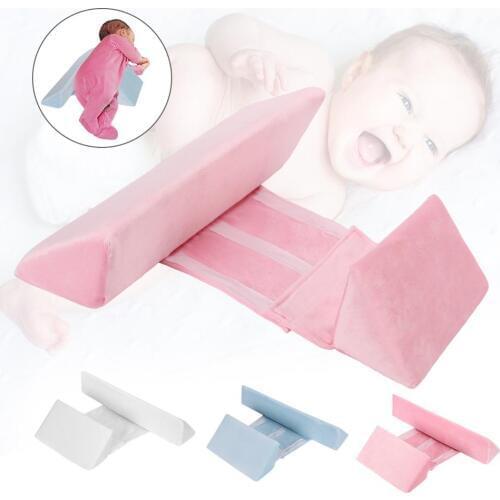 Newborn Baby Shaping Pillow Anti-rollover Side Sleeping Pillow Triangle Infant Baby Positioning Pillow For 0-6 Months Baby