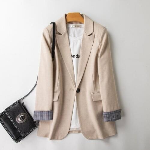 Ropa Mujer Plus Size 7xl Single Button Casual Female Blazers 2021 Spring Autumn Ladies Jacket Slim Elegant Suits Women Blazer