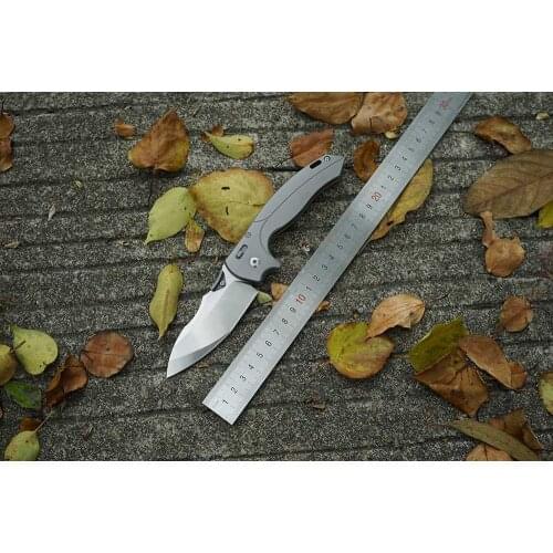Sixleaf M390 Blade TC4 Titanium alloy Handle Folding Pocket Knives Military Tactical Knife Hunting Camping Survival Rescue Knife