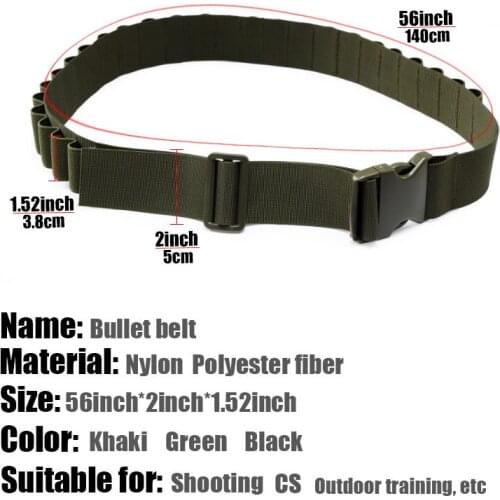 Tactical Shell Bandolier Belt Cross Chest Stap Lambo Gauge Ammo Holder 27 Rounds Gun Bullet Belt Pouch Cartridge for Hunting