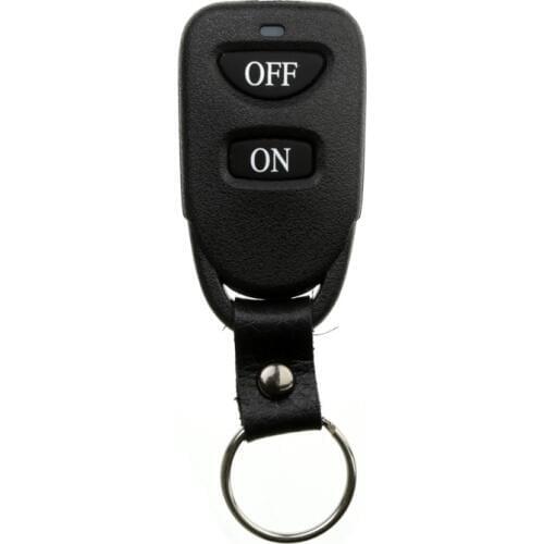 Xuanlongyuan Black leather buckle ON OF 2 CH 2CH Wireless Remote Control RF Transmitter,315/433.92 MHZ/lamp/Garage Door/shutters