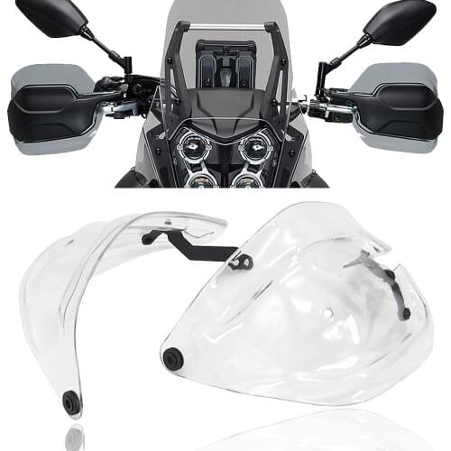 For YAMAHA TENERE 700 Tenere700 2019 2020 Motorcycle Handguard Extensions Hand Shield Protector Windshield Transparent & Smoky