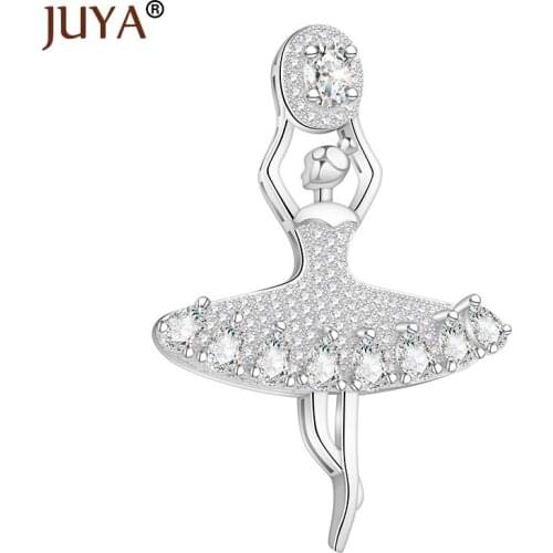 Ballet Dancer Ballerinas Brooches For Women Cachecol Hijab Pin Up Clips Scarf Hats Shoulder Corsages Bouquet Joias Ouro Bijoux