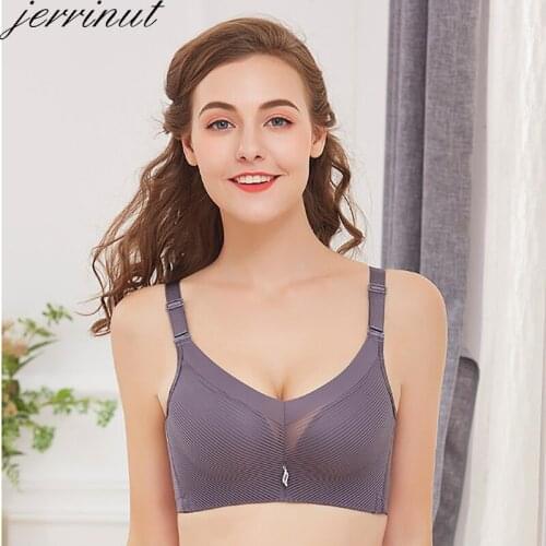Jerrinut Push Up Bras For Women Plus Size Underwear Lingerie BH Bralette Top 38-50 CDE Cup Sexy Lace Brassiere Femlae Bras