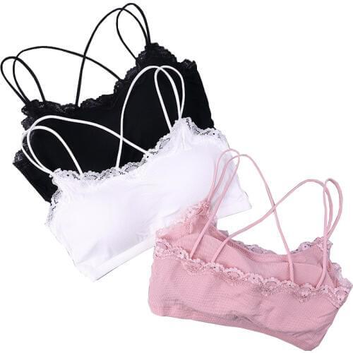 1pc Lace Bras For Teenage Girls Underwear Child Training Bras For Student Wireless Puberty Young Small Bra Girl Inner Clothing