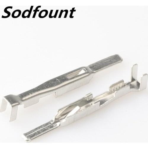 100pcs H62 brass tinned 2.8mm automotive terminal Automotive connector male terminal DJ611A-A2.8B