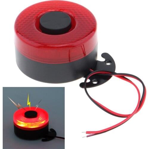 12/24V Reverse Accessories Beeper Horn Vehicle Auto Warning Back Up Car Reversing Alarm Speaker Buzzer Siren with Light for Cars