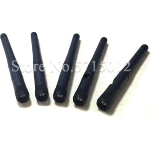 2pcs Extraposition 433MHz Small Folded Antenna SMA Internal Thread/needle Connector Black Glue Stick 3DB Gain 11cm Aerial
