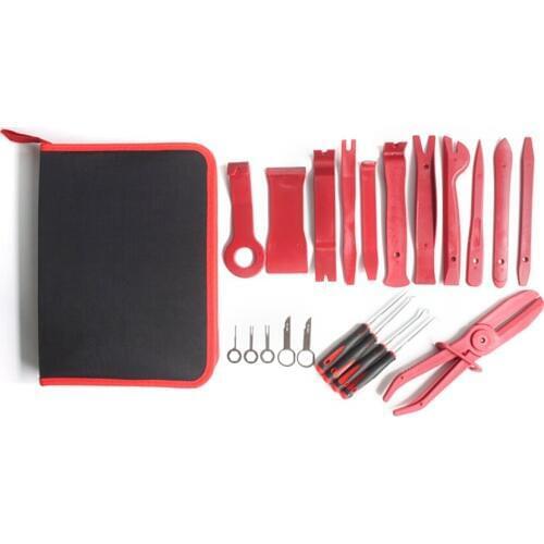 21Pcs Portable Auto Panel Removal Tools and Upholstery Fastener Fastener Remover for Automotive Marine and Aircraft Accessories