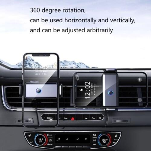 23GC Electric Cellphone Support Mount Auto-Clamping Car Air Vent Phone Holder