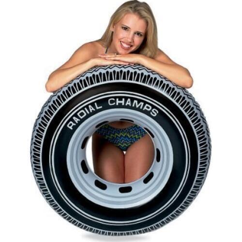 91cm Tyre style Inflatable Swimming Ring Swim Laps Floating Swimming Circle Summer Water Sports