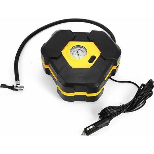 Car air compressor pump with 12V portable tire air pump, with 3m long power cord, with cigarette lighter plug