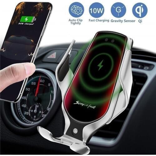 R3 Smart Sensor Qi Wireless Charger Cargador Inalambrico For iPhone 11 Samsung S20 Note10 S10 + S20ultra A71 A51 Wirless Charger