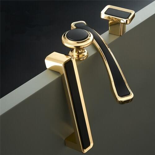 Black Gold Pull Handle Europe Luxurious Door Cupboard Drawer Kitchen Wardrobe Wine cabinet Dresser Knobs Furniture Hardware