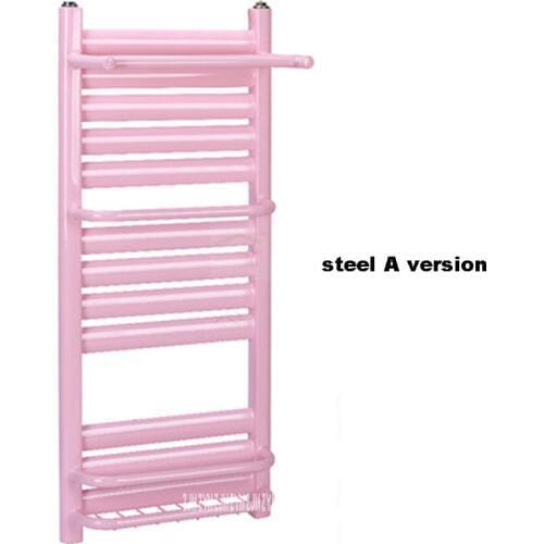 100cm Heating Towel Rack Towel Warmer Thickened Cold-Rolled Mild Steel / Copper Aluminum Compound Electric Heated Towel Rail