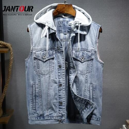 JANTOUR Hooded Vests For Men