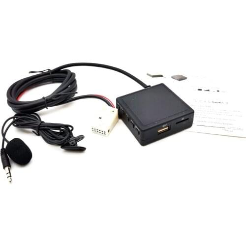 For Bluetooth AUX USB Auxiliary Adapter Kit for BMW E60 E63 E64 E66 E81 E82 E70 E90