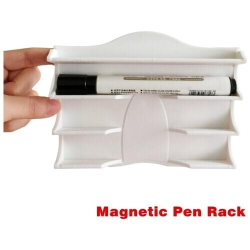 Creative Magnetic pen rack Magnetic pen container Fridge Magnet Magnetic Storage rack Office meeting aids