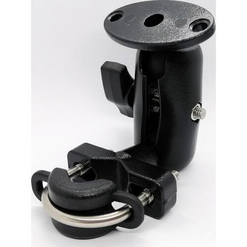 Motorcycle Handle Bar Rail Mount with Standard AMPS Hole Pattern