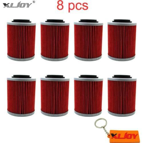 8x Oil Filter For CAN-AM RENEGADE 500 570 850 850X 850R 1000 1000R COMMANDER MAX 800R 1000 MAVERICK MAX 1000R