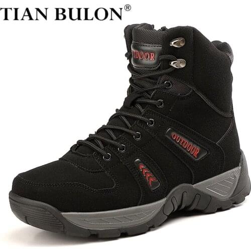 Men Boots Tactical Military Combat Boots Outdoor Trekking Hiking Boots Winter Casual Shoes Non-slip Men Army Desert Ankle Boots