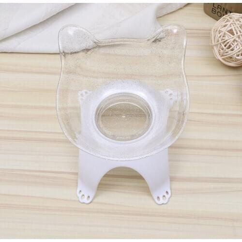 Non-slip Pet Cat Bowl Bowls Protect Cervical Vertebra Raised Stand Tilt Mouth Drinking Water Food Storage Bowl For Dogs Cats