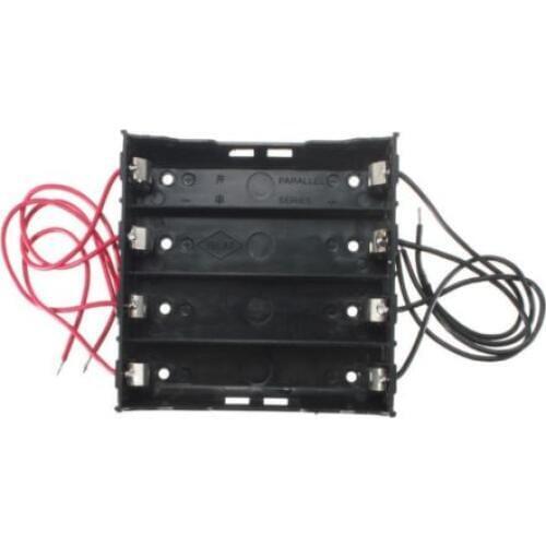 NEW Plastic Battery Holder Storage Box Case For 4x 18650 Rechargeable Battery