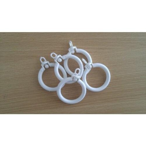 Window Curtain Hook Accessories Plastic Rings for Roman Rod