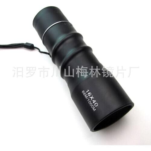 Whole Sale 50pcs/lot HD 16x40 monocular telescope oblique muscle mountaineering outdoor concert portable high-powered telescope