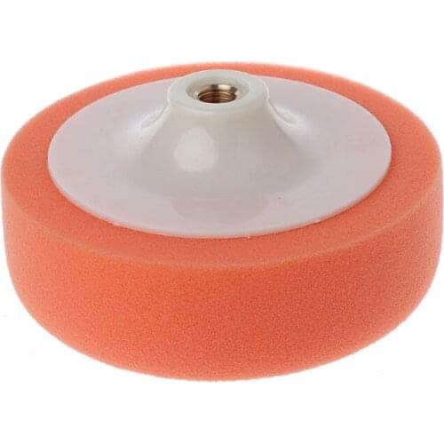 6 Inch 15cm Auto Car Polishing Buffing Polishing Pad Sponge Wheel Waxing Orange