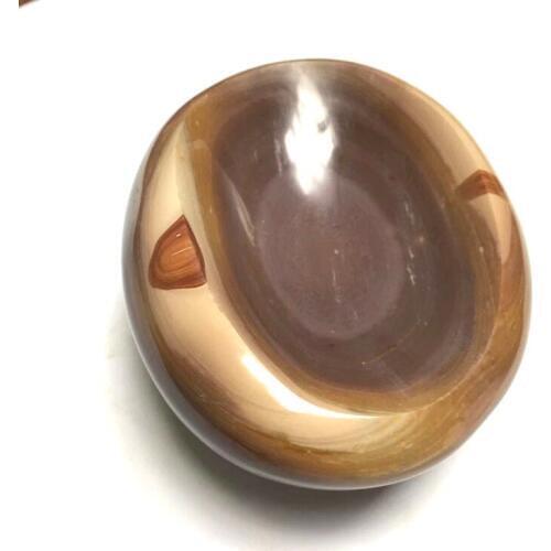 Natural Ocean Stone Ashtray Decoration Colorful Ocean Agate Cornucopia Pen Washing Table Decoration