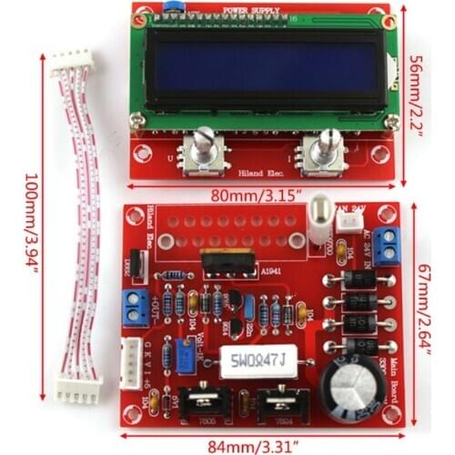 0-28V 0.01-2A Adjustable DC Regulated Power Supply DIY Kit with LCD Display C5AC