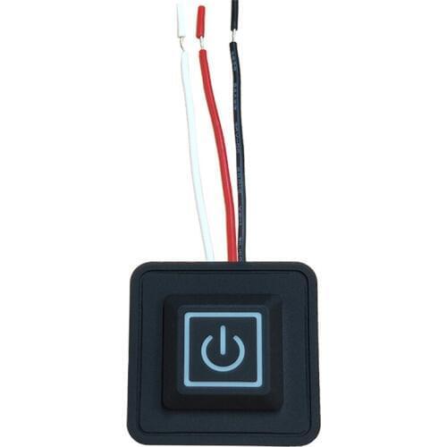 3.7~12V Heated Vest Pants Gloves Electirc Heating Waistband DIY Temperature Controller Rheostat Switch Silicone Button Switch