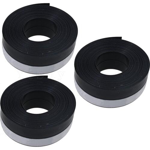 3Pieces 5 Meters Rubber Self Adhesive Garage Door Rubber Sealing Strip