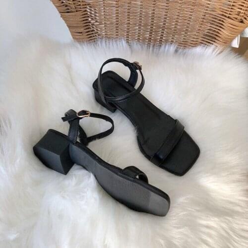 Shoes Women Slippers Red Sandals Womens Summer New Heel Sandals Sandals Fashion Sandales Femmes