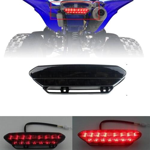 6W Motorcycle Rear Lights LED Tail Light Brake Light Assembly Fit for 2006-2009 FOR YAMAHA YFZ450