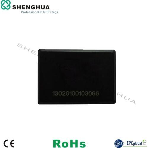 10pcs/pack High Temperature Resistance Waterproof Rfid Uhf Passive RFID Label Sticker ABS Black For Outdoor Metal Surface