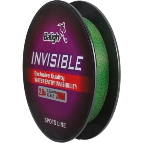 100M Invisible Fishing Line Speckle Carp Fluorocarbon Line Super Strong Spotted Line Sinking Nylon Fly Fishing Line 0.1-0.47mm