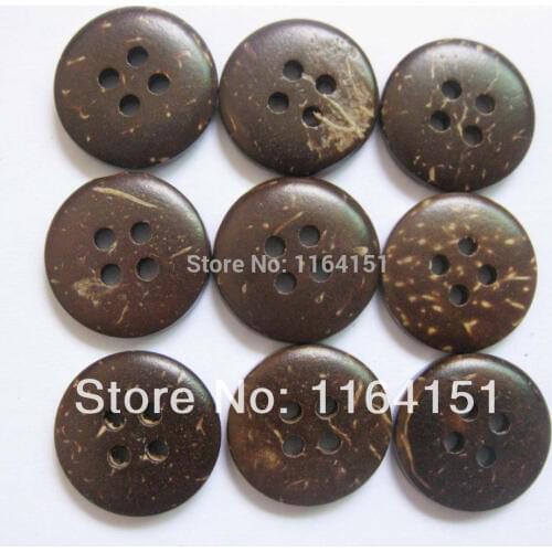 150pcs/lot Natural coconut button 18mm Sewing Buttons clothing children/decoration/Craft/Scrapbooking Accessory
