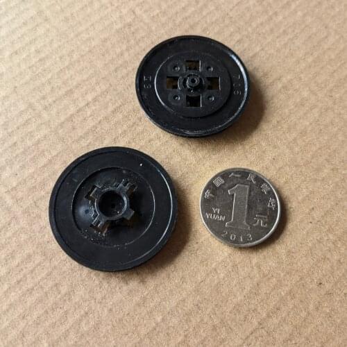 2pcs flywheel pulley for cassette deck audio player tape recorder