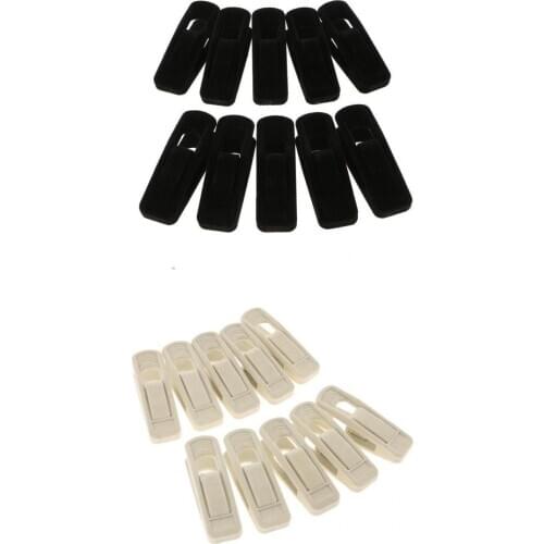 20pcs Flocked Clothes Velvet Clips/Clothespins/Clothing Clamps